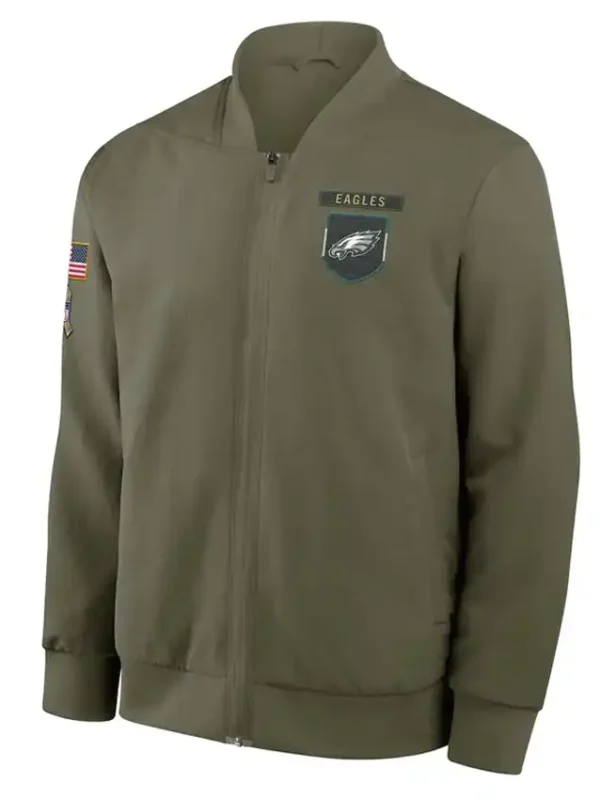 Philadelphia Eagles Sideline Full-Zip Bomber Jacket