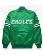 Philadelphia Eagles Striped Satin Jacket