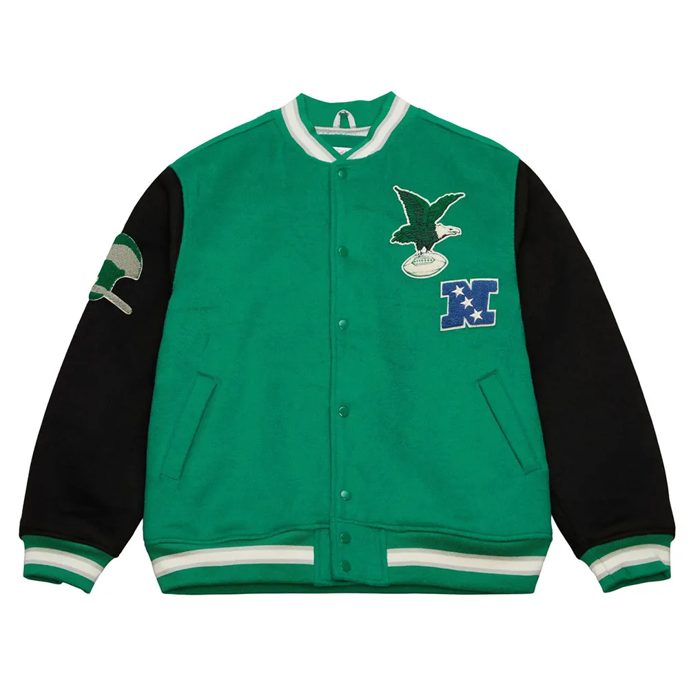 Philadelphia Eagles Team Legacy Varsity Jacket Philadelphia Eagles Team Legacy Varsity Jacket