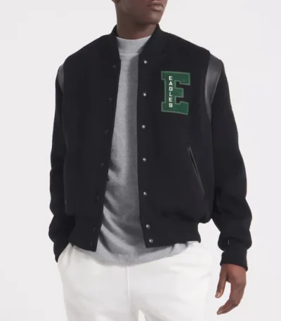 Philadelphia Eagles Teddy Varsity Wool Jacket