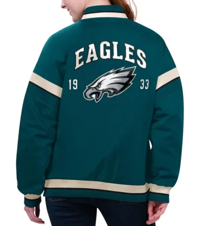 Philadelphia Eagles Tournament Midnight Green Varsity Jacket