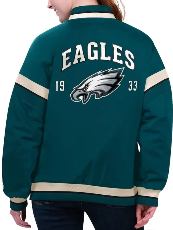 Philadelphia Eagles Tournament Midnight Green Varsity Jacket