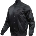 Philadelphia Eagles Triple Black Satin Jacket