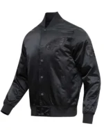 Philadelphia Eagles Triple Black Satin Jacket