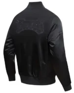 Philadelphia Eagles Triple Black Satin Jacket