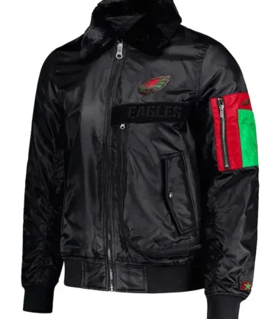 Philadelphia Eagles Ty Mopkins Black Jacket