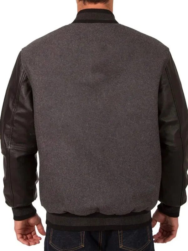 Philadelphia Eagles Varsity Charcoal And Black Jacket