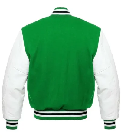Philadelphia Eagles Vintage Varsity Green And White Jacket