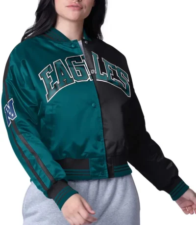 Philadelphia Eagles Zone Blitz Midnight Green/black Jacket