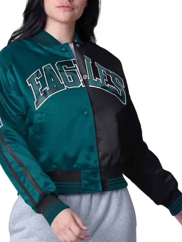 Philadelphia Eagles Zone Blitz Midnight Green/black Jacket