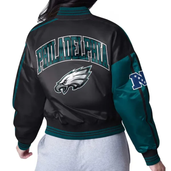 Philadelphia Eagles Zone Blitz Midnight Green/black Jacket