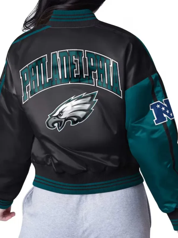 Philadelphia Eagles Zone Blitz Midnight Green/black Jacket