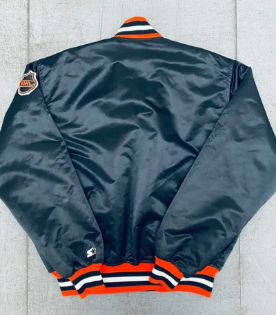 Philadelphia Flyers 1980s Navy Bomber Jacket