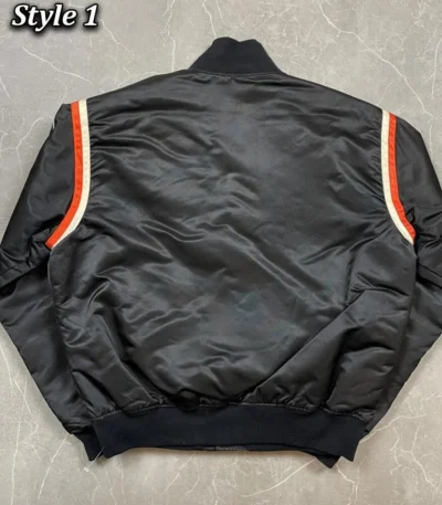 Philadelphia Flyers 80s Black Bomber Jacket