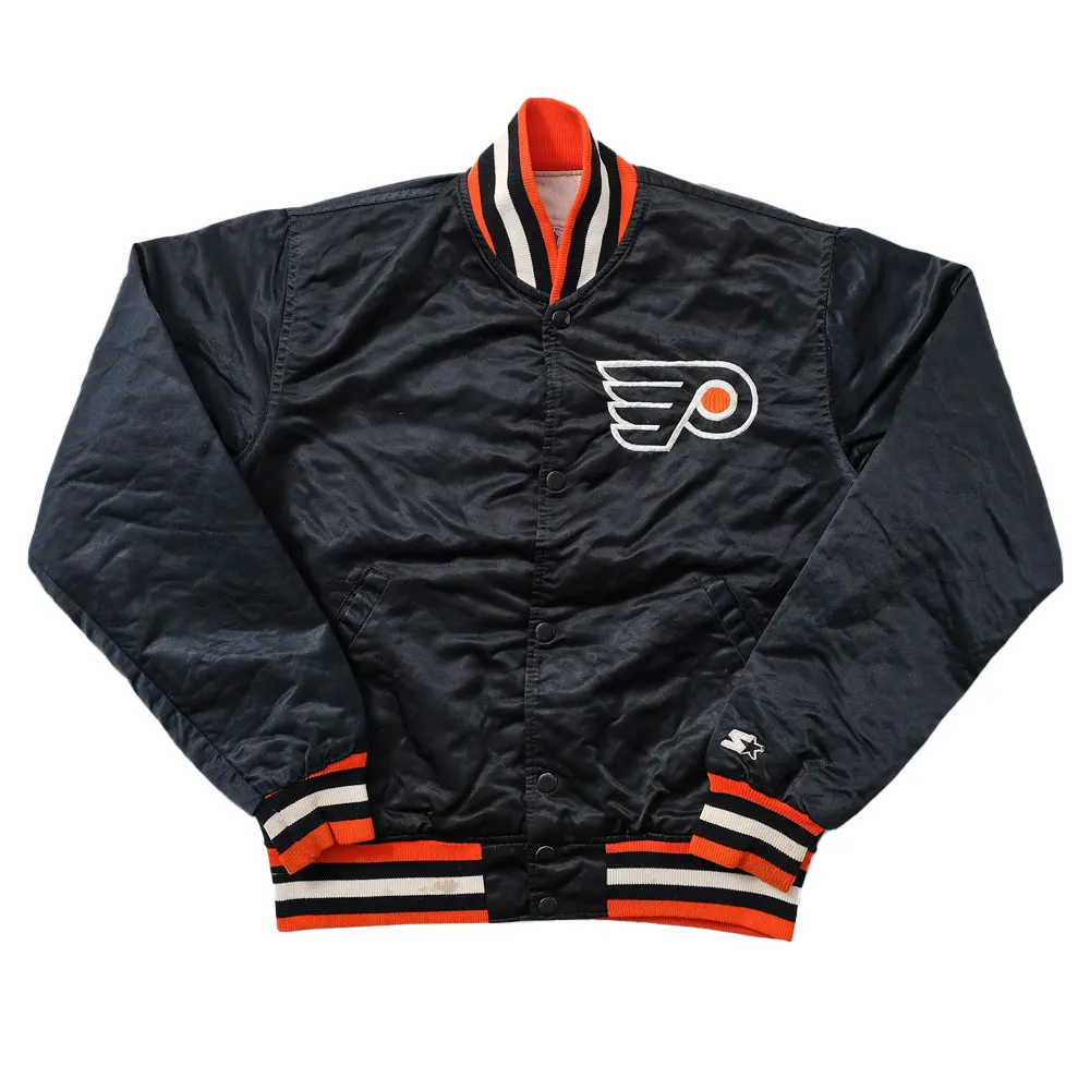 Philadelphia Flyers 80s Black Jacket Philadelphia Flyers 80s Black Jacket