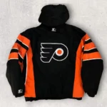 Philadelphia Flyers 90s Black Pullover Jacket