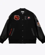 Philadelphia Flyers Black Letterman Jacket