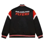 Philadelphia Flyers Heavyweight Black Satin Jacket