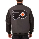 Philadelphia Flyers Varsity Charcoal-Black Jacket