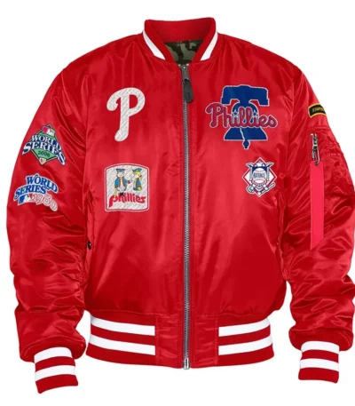Philadelphia Phillies Bomber MA-1 Jacket