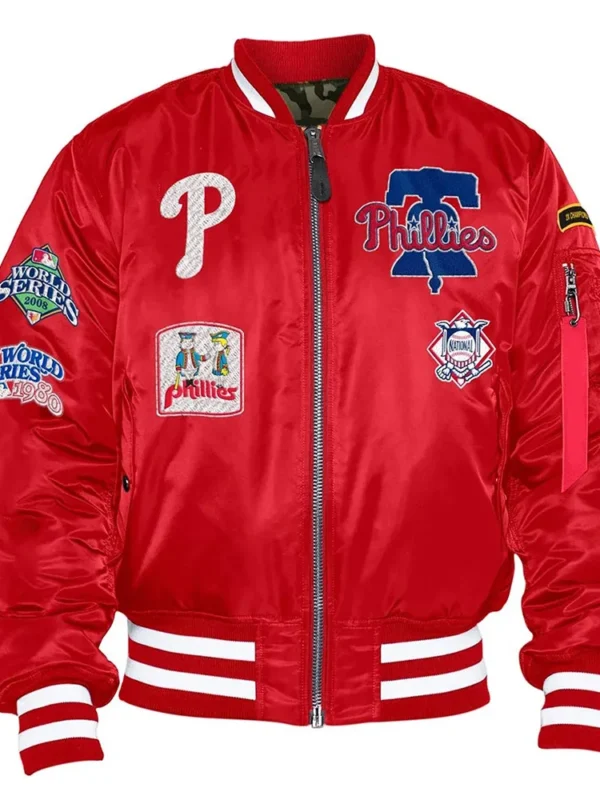 Philadelphia Phillies Bomber MA-1 Jacket