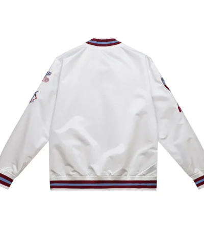 Philadelphia Phillies City Collection Lightweight White Satin Jacket