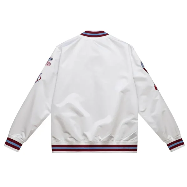 Philadelphia Phillies City Collection Lightweight White Satin Jacket