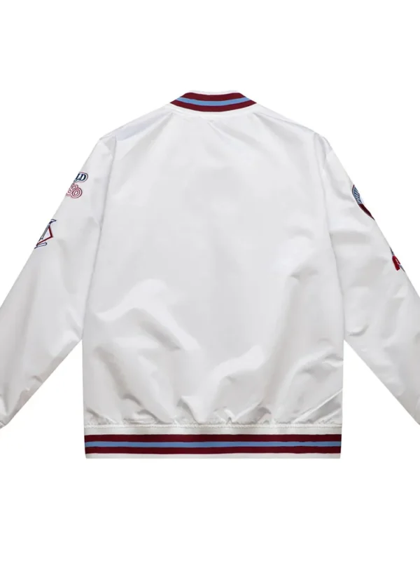 Philadelphia Phillies City Collection Lightweight White Satin Jacket