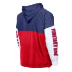 Philadelphia Phillies Color Block Red-Royal Hoodie Windbreaker