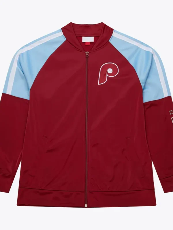 Philadelphia Phillies Color Blocked Full-Zip Track Jacket