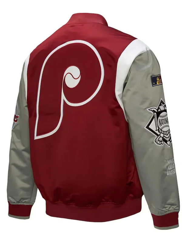 Philadelphia Phillies Cooperstown Team Origins Satin Jacket
