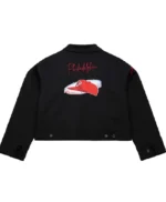 Philadelphia Phillies Cropped Mechanic Black Jacket