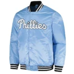 Philadelphia Phillies Cross Bronx Fashion Light Blue Jacket
