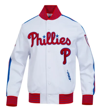 Philadelphia Phillies Current Logo Game Day White Jacket
