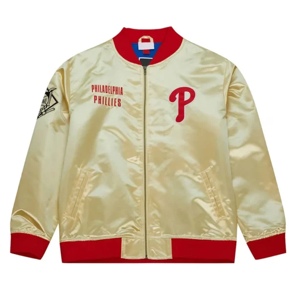 Philadelphia Phillies Gold OG 2.0 Lightweight Satin Jacket