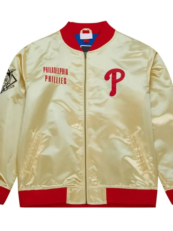 Philadelphia Phillies Gold OG 2.0 Lightweight Satin Jacket