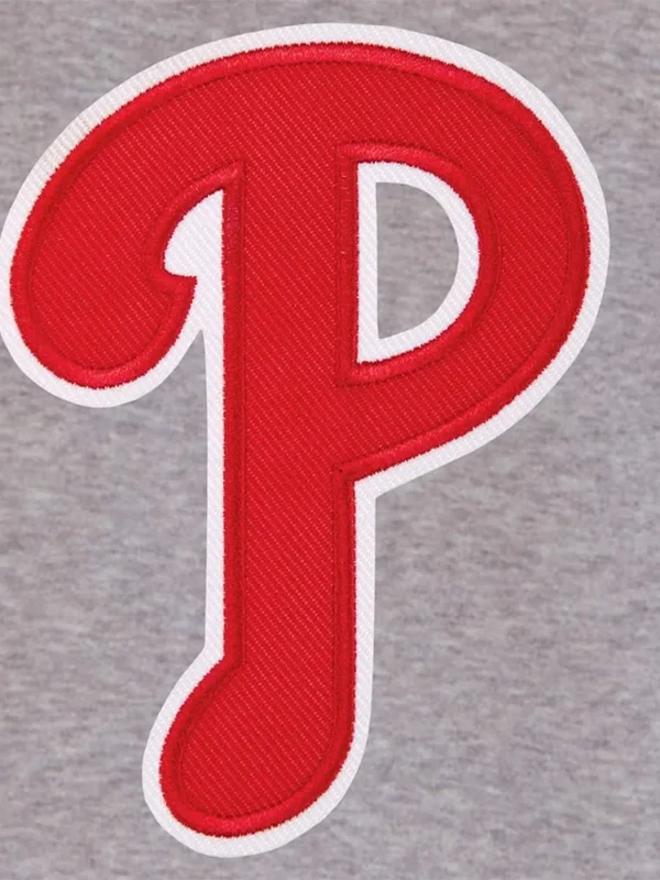 Philadelphia Phillies Gray and Red Hoodie