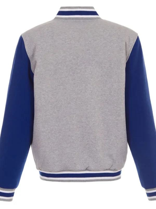 Philadelphia Phillies Gray and Royal Varsity Wool Jacket