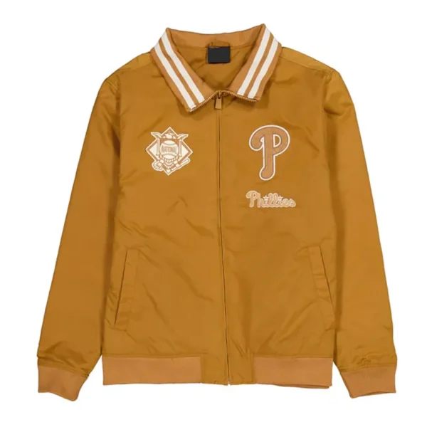 Philadelphia Phillies Logo Select Light Bronze Jacket