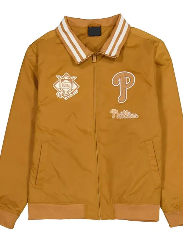 Philadelphia Phillies Logo Select Light Bronze Jacket