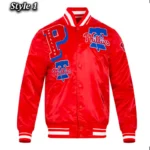 Philadelphia Phillies Mashup Classic Rib Satin Jacket