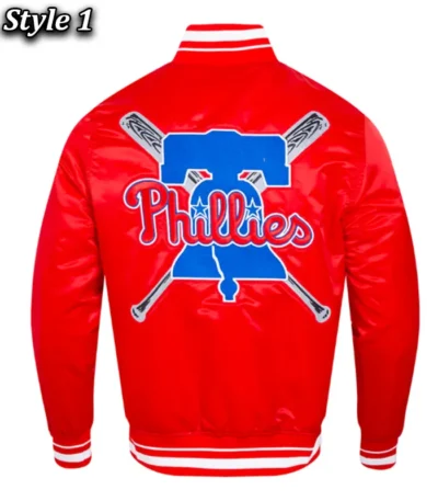 Philadelphia Phillies Mashup Classic Rib Satin Jacket