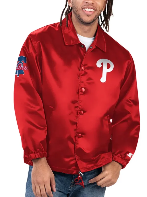 Philadelphia Phillies Option Route Coaches Jacket