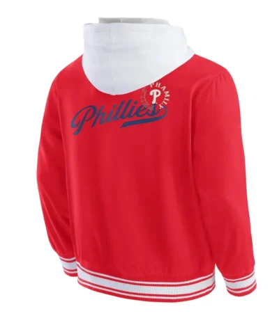 Philadelphia Phillies Red Cotton Hooded Jacket