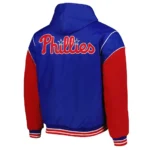 Philadelphia Phillies Royal and Red Hoodie Jacket