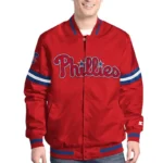Philadelphia Phillies Scout Varsity Satin Jacket