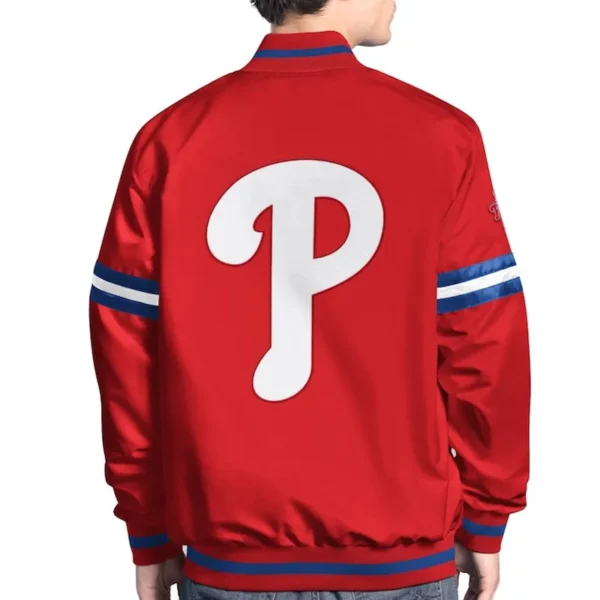 Philadelphia Phillies Scout Varsity Satin Jacket