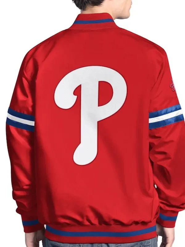 Philadelphia Phillies Scout Varsity Satin Jacket