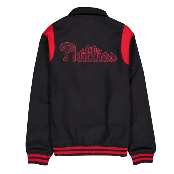 Philadelphia Phillies Sport Night Teddy Varsity Jacket