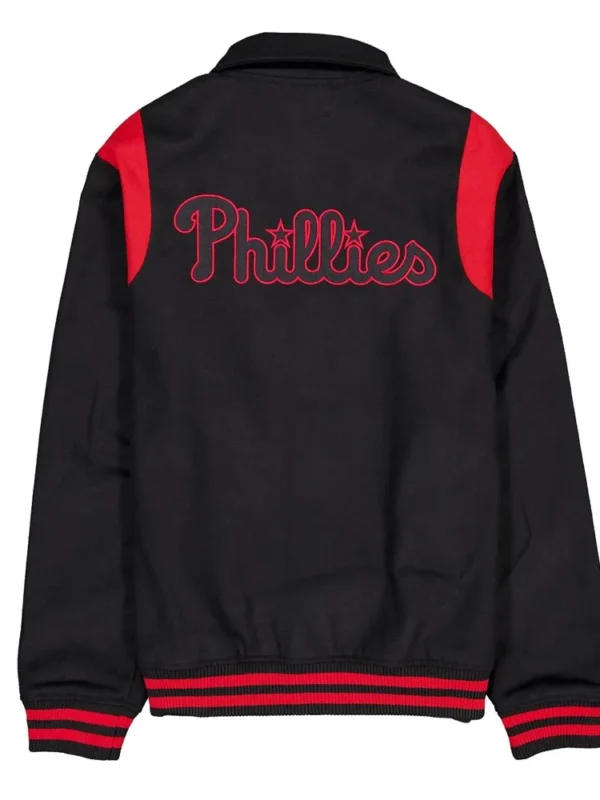 Philadelphia Phillies Sport Night Teddy Varsity Jacket